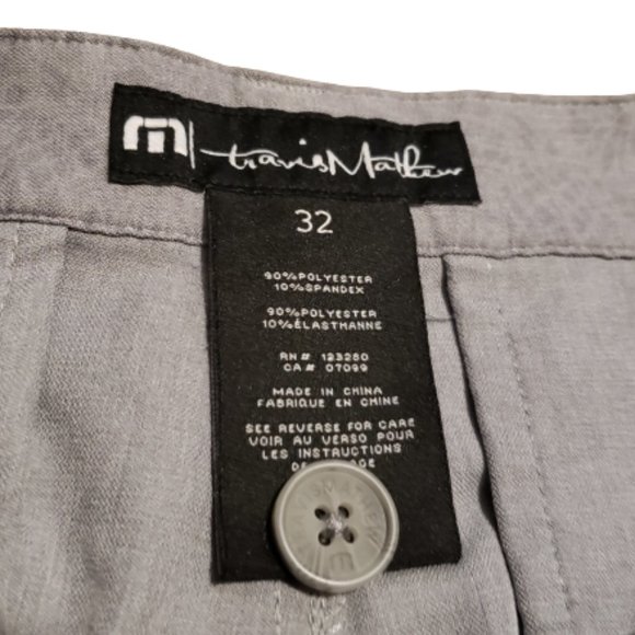Travis Mathew Golf Shorts Athletic Summer Tennis Preppy Gray Men's 32 Pre-owned - Picture 5 of 5